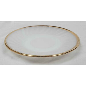 Vintage Oven Fire-King Ware White Porcelain Plate